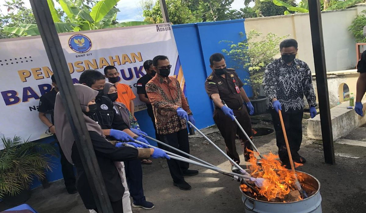 BNNP DIY Gagalkan Penyelundupan 2,71 Kg Ganja dari Sumatera